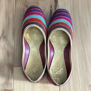 Khussa Indian Mojari Khusa Leather Sandal juti flats